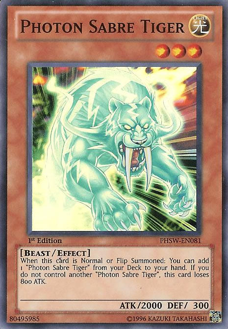 Photon Sabre Tiger [PHSW-EN081] Super Rare | Game Master's Emporium (The New GME)