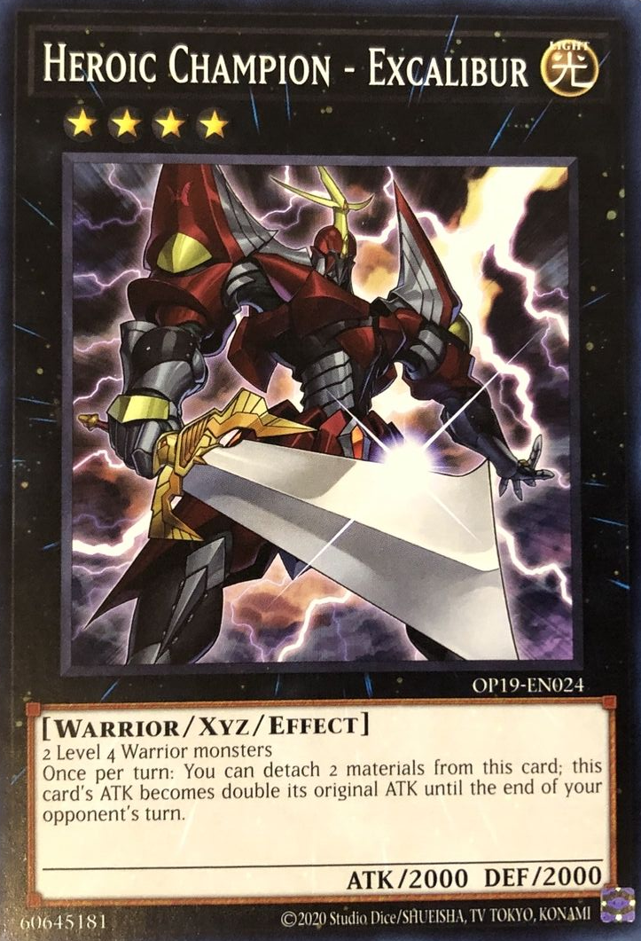 Heroic Champion - Excalibur [OP19-EN024] Common | Game Master's Emporium (The New GME)