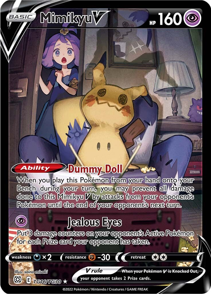 Mimikyu V (TG16/TG30) [Sword & Shield: Brilliant Stars] | Game Master's Emporium (The New GME)