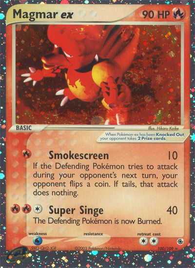 Magmar ex (100/109) [EX: Ruby & Sapphire] | Game Master's Emporium (The New GME)