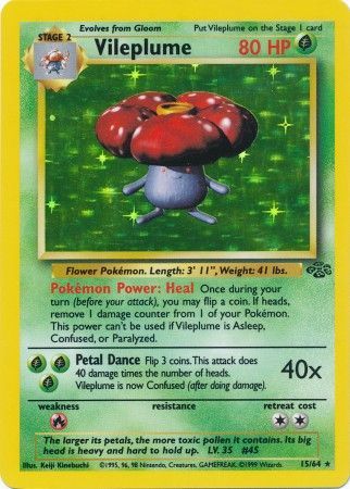 Vileplume (15/64) [Jungle Unlimited] | Game Master's Emporium (The New GME)