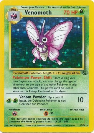 Venomoth (13/64) [Jungle Unlimited] | Game Master's Emporium (The New GME)