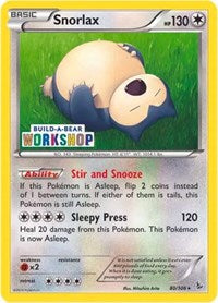 Snorlax (80/106) (Build-a-Bear Workshop Exclusive) [XY: Flashfire] | Game Master's Emporium (The New GME)