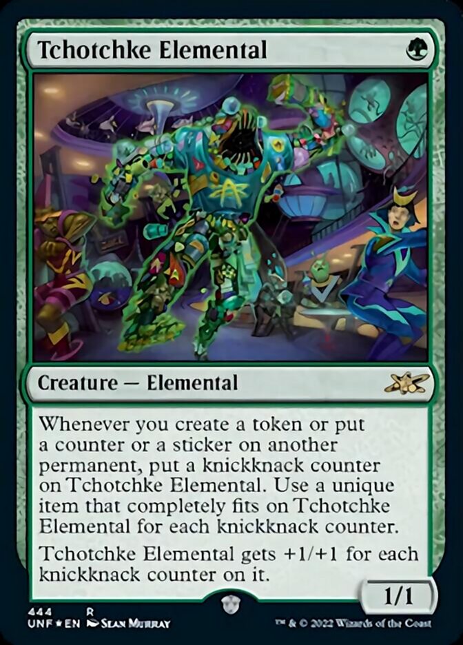 Tchotchke Elemental (Galaxy Foil) [Unfinity] | Game Master's Emporium (The New GME)