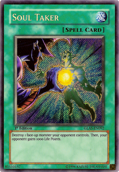 Soul Taker [GLAS-EN092] Secret Rare | Game Master's Emporium (The New GME)