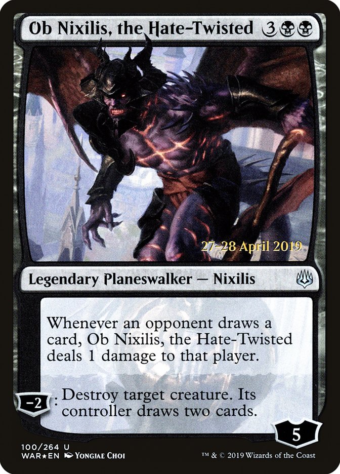 Ob Nixilis, the Hate-Twisted [War of the Spark Prerelease Promos] | Game Master's Emporium (The New GME)