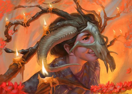 Hedgewitch's Mask Art Card [Innistrad: Midnight Hunt Art Series] | Game Master's Emporium (The New GME)