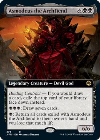 Asmodeus the Archfiend (Extended Art) [Dungeons & Dragons: Adventures in the Forgotten Realms] | Game Master's Emporium (The New GME)