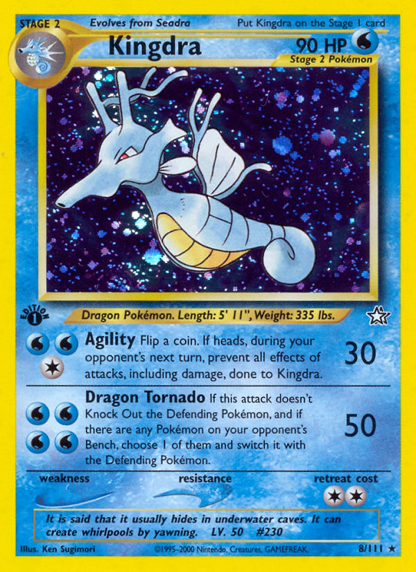 Kingdra (8/111) [Neo Genesis 1st Edition] | Game Master's Emporium (The New GME)