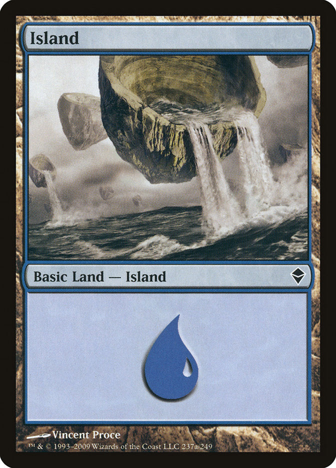 Island (237a) [Zendikar] | Game Master's Emporium (The New GME)