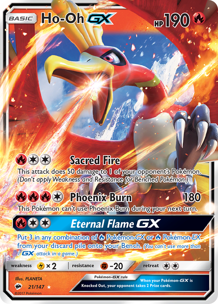 Ho-Oh GX (21/147) [Sun & Moon: Burning Shadows] | Game Master's Emporium (The New GME)