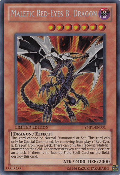 Malefic Red-Eyes B. Dragon [YMP1-EN001] Secret Rare | Game Master's Emporium (The New GME)