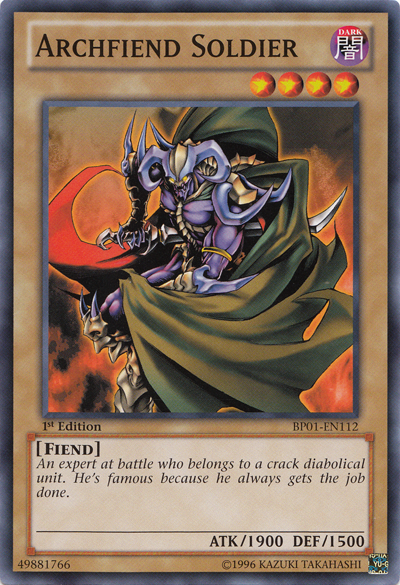 Archfiend Soldier [BP01-EN112] Common | Game Master's Emporium (The New GME)