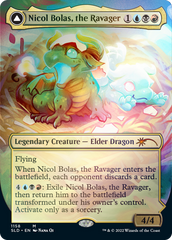 Nicol Bolas, the Ravager // Nicol Bolas, the Arisen (Borderless) [Secret Lair: From Cute to Brute] | Game Master's Emporium (The New GME)