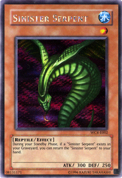 Sinister Serpent [WC4-E002] Prismatic Secret Rare | Game Master's Emporium (The New GME)