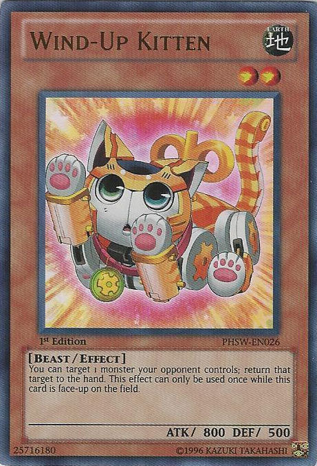 Wind-Up Kitten [PHSW-EN026] Ultra Rare | Game Master's Emporium (The New GME)