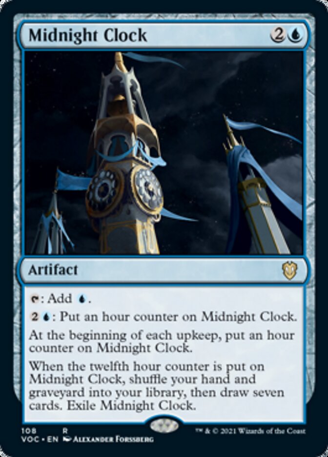 Midnight Clock [Innistrad: Crimson Vow Commander] | Game Master's Emporium (The New GME)