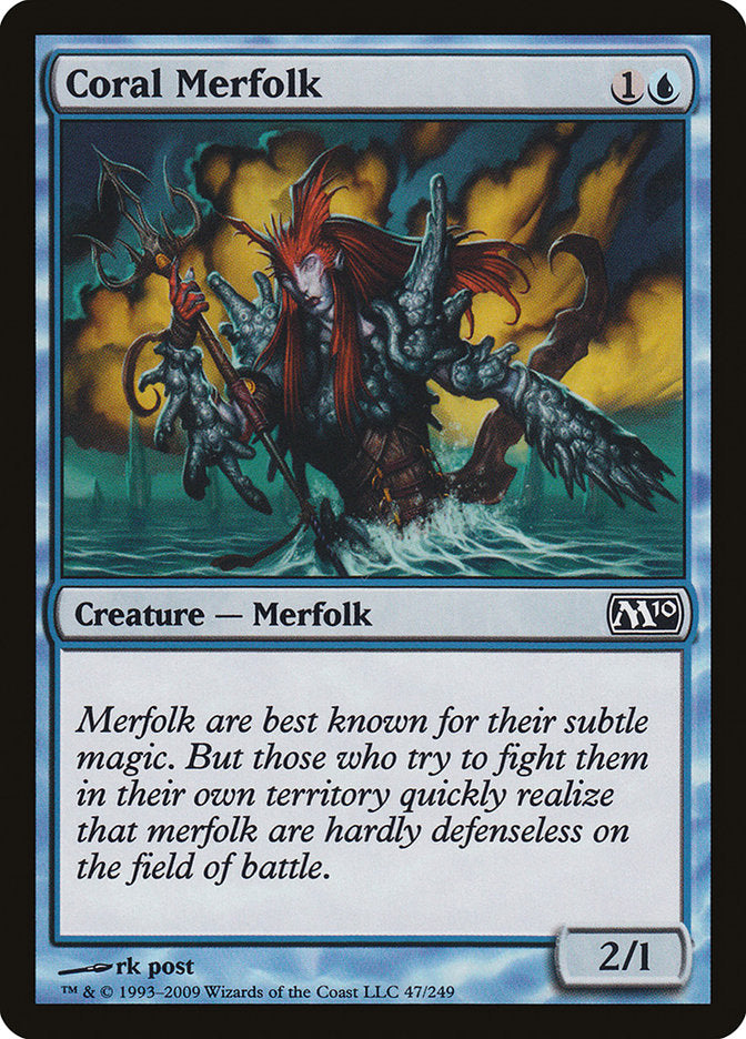 Coral Merfolk [Magic 2010] | Game Master's Emporium (The New GME)