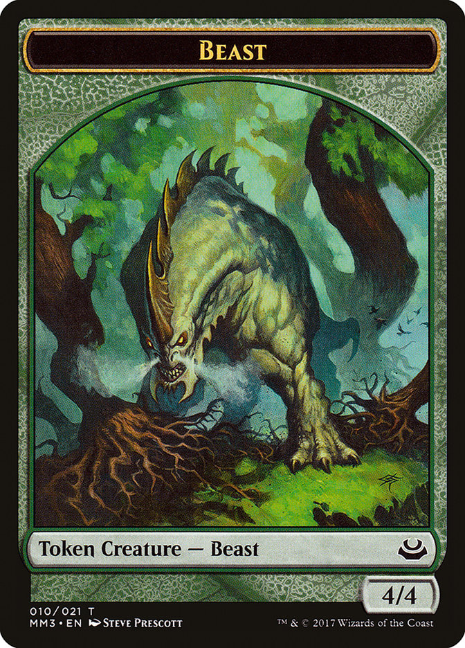 Beast Token (010/021) [Modern Masters 2017 Tokens] | Game Master's Emporium (The New GME)