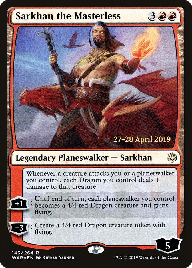 Sarkhan the Masterless [War of the Spark Prerelease Promos] | Game Master's Emporium (The New GME)