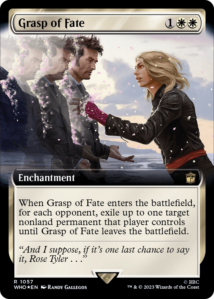 Grasp of Fate (Extended Art) (Surge Foil) [Doctor Who] | Game Master's Emporium (The New GME)