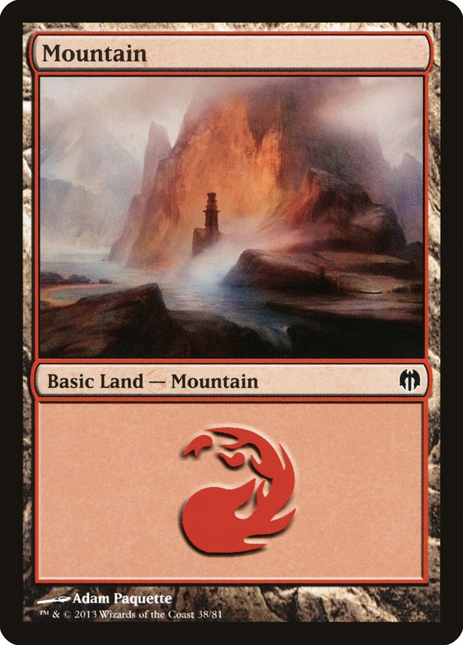 Mountain (38) [Duel Decks: Heroes vs. Monsters] | Game Master's Emporium (The New GME)