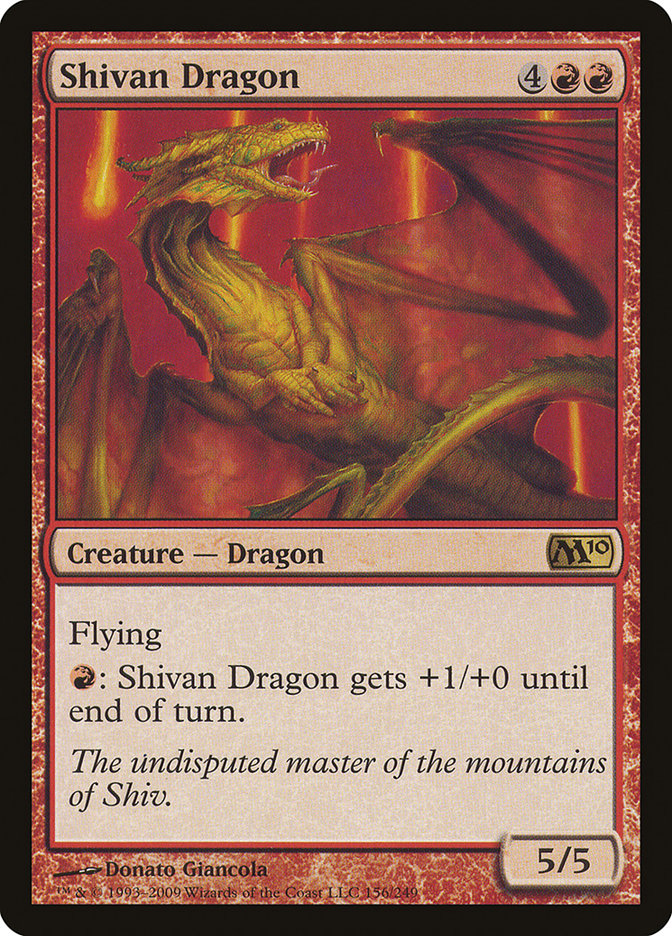 Shivan Dragon [Magic 2010] | Game Master's Emporium (The New GME)