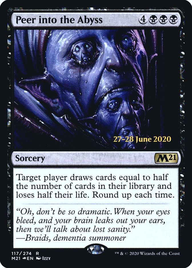 Peer into the Abyss [Core Set 2021 Prerelease Promos] | Game Master's Emporium (The New GME)