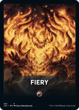 Fiery Theme Card [Jumpstart 2022 Front Cards] | Game Master's Emporium (The New GME)