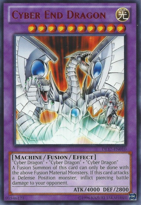 Cyber End Dragon (Red) [DL17-EN010] Rare | Game Master's Emporium (The New GME)