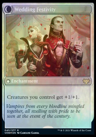 Wedding Announcement // Wedding Festivity [Innistrad: Crimson Vow Prerelease Promos] | Game Master's Emporium (The New GME)