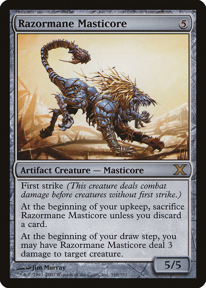 Razormane Masticore [Tenth Edition] | Game Master's Emporium (The New GME)