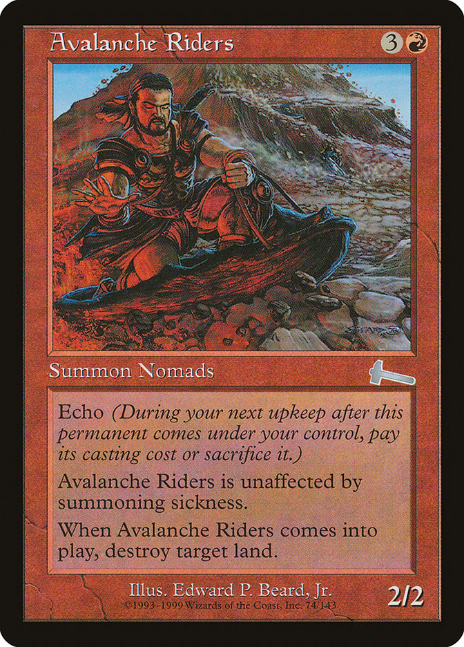 Avalanche Riders [Urza's Legacy] | Game Master's Emporium (The New GME)