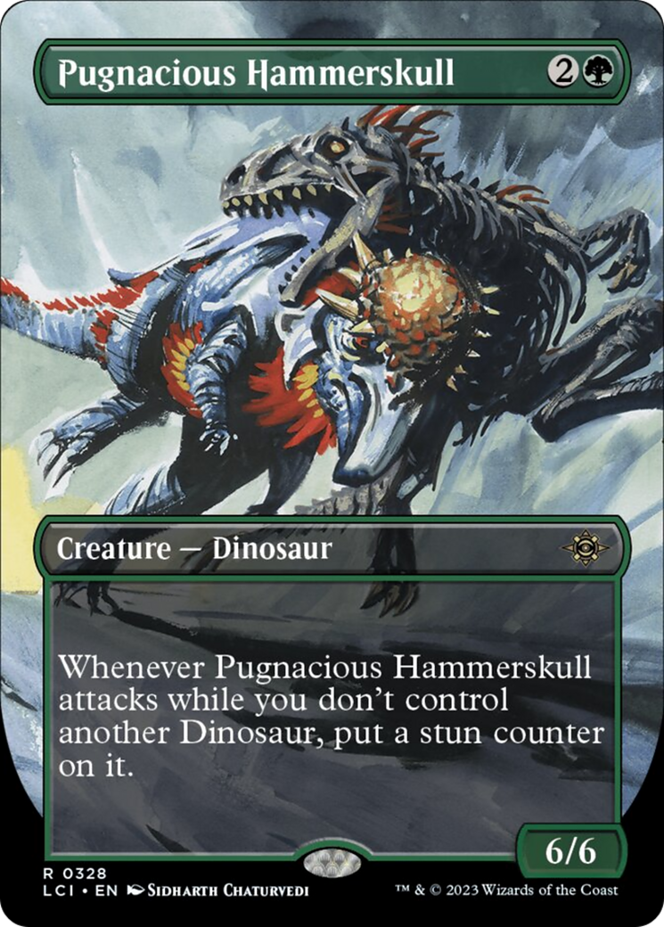 Pugnacious Hammerskull (Borderless) [The Lost Caverns of Ixalan] | Game Master's Emporium (The New GME)