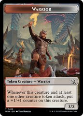 Warrior // Kraken Double-Sided Token [March of the Machine Tokens] | Game Master's Emporium (The New GME)
