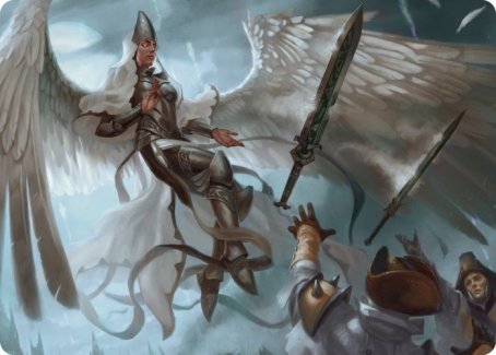 Angelic Quartermaster Art Card [Innistrad: Crimson Vow Art Series] | Game Master's Emporium (The New GME)