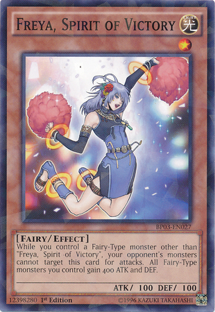 Freya, Spirit of Victory [BP03-EN027] Shatterfoil Rare | Game Master's Emporium (The New GME)