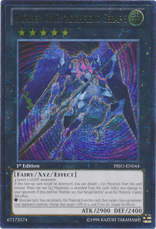 Number C102: Archfiend Seraph [PRIO-EN044] Ultimate Rare | Game Master's Emporium (The New GME)