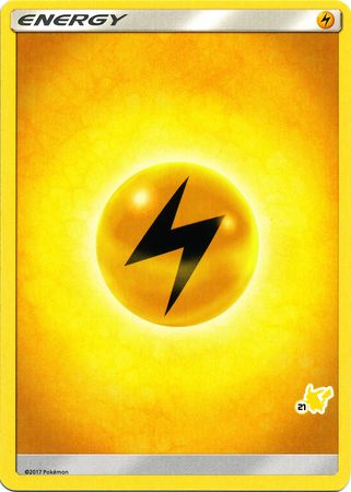 Lightning Energy (Pikachu Stamp #21) [Battle Academy 2020] | Game Master's Emporium (The New GME)