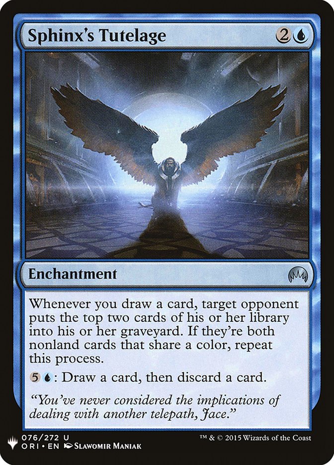 Sphinx's Tutelage [Mystery Booster] | Game Master's Emporium (The New GME)