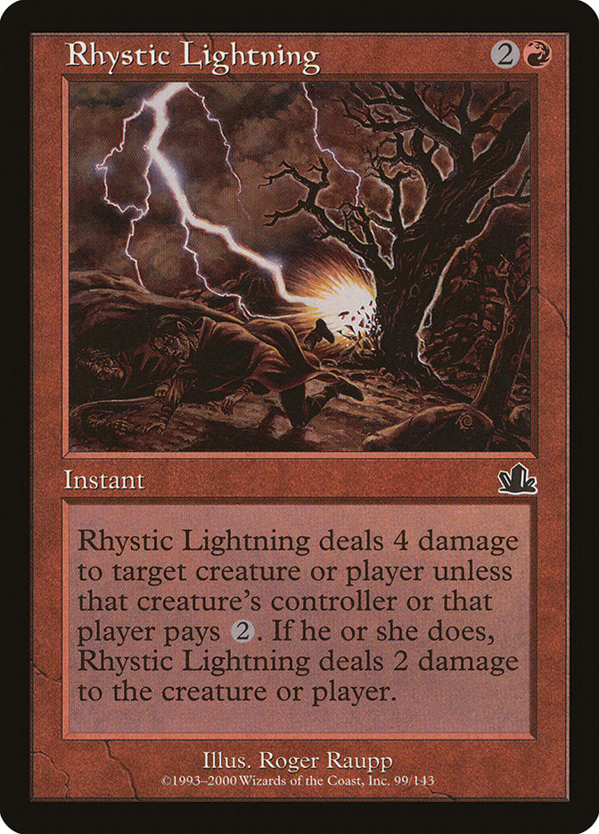 Rhystic Lightning [Prophecy] | Game Master's Emporium (The New GME)