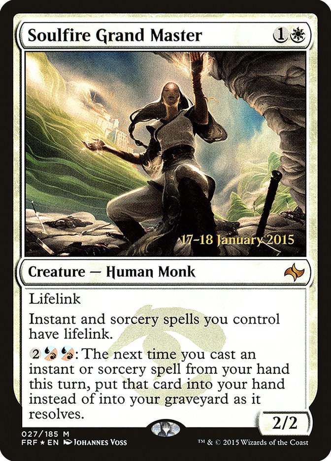 Soulfire Grand Master [Fate Reforged Prerelease Promos] | Game Master's Emporium (The New GME)