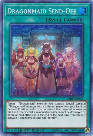 Dragonmaid Send-Off [CHIM-ENSE3] Super Rare | Game Master's Emporium (The New GME)