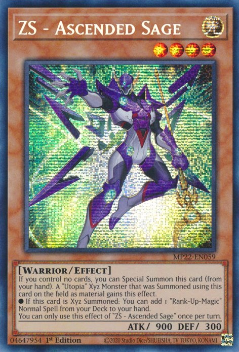 ZS - Ascended Sage [MP22-EN059] Prismatic Secret Rare | Game Master's Emporium (The New GME)