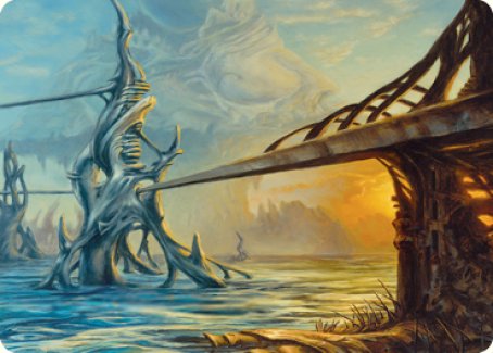 Razortide Bridge Art Card [Modern Horizons 2 Art Series] | Game Master's Emporium (The New GME)