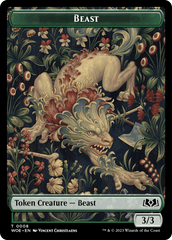 Beast // Food (0010) Double-Sided Token [Wilds of Eldraine Tokens] | Game Master's Emporium (The New GME)