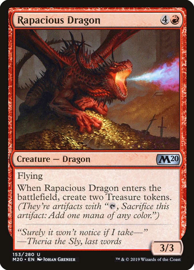 Rapacious Dragon [Core Set 2020] | Game Master's Emporium (The New GME)