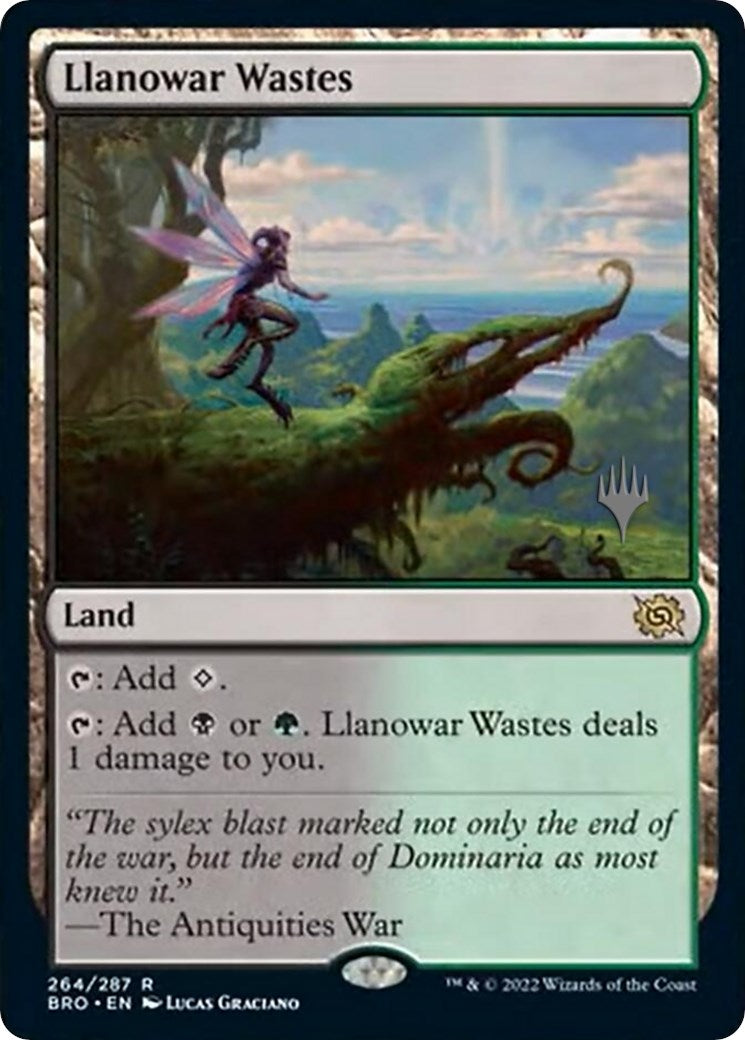 Llanowar Wastes (Promo Pack) [The Brothers' War Promos] | Game Master's Emporium (The New GME)