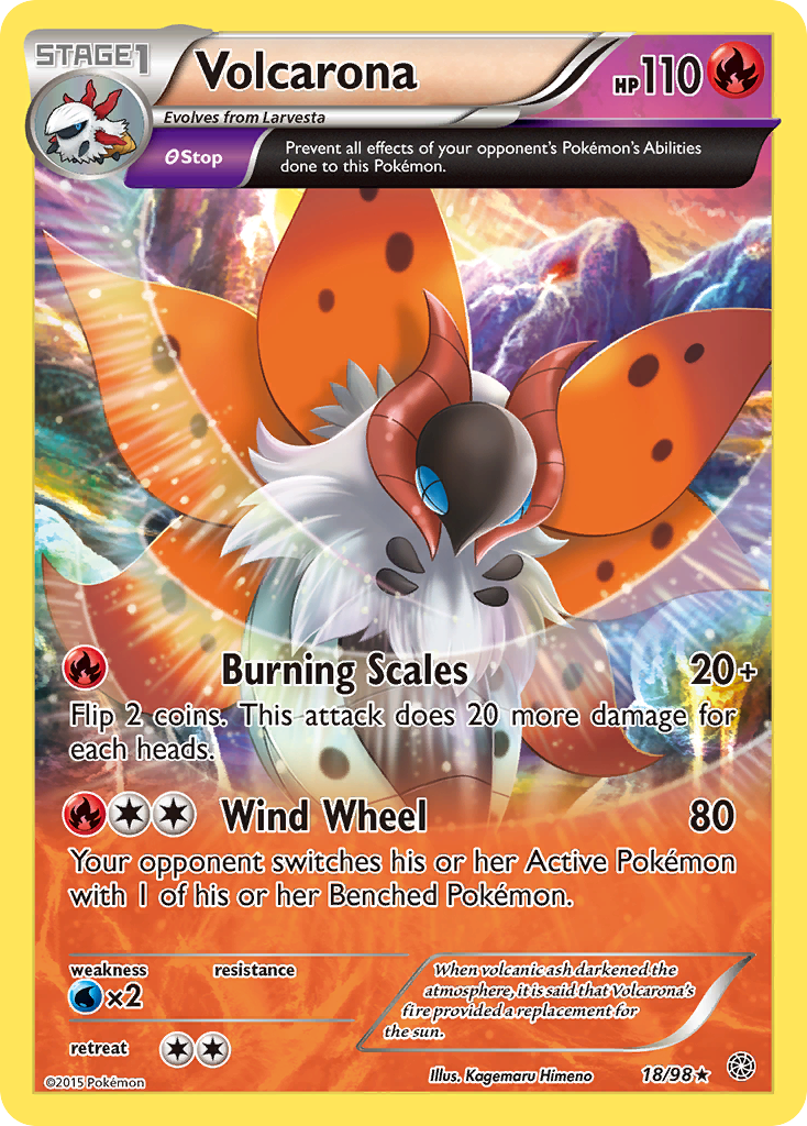 Volcarona (18/98) [XY: Ancient Origins] | Game Master's Emporium (The New GME)