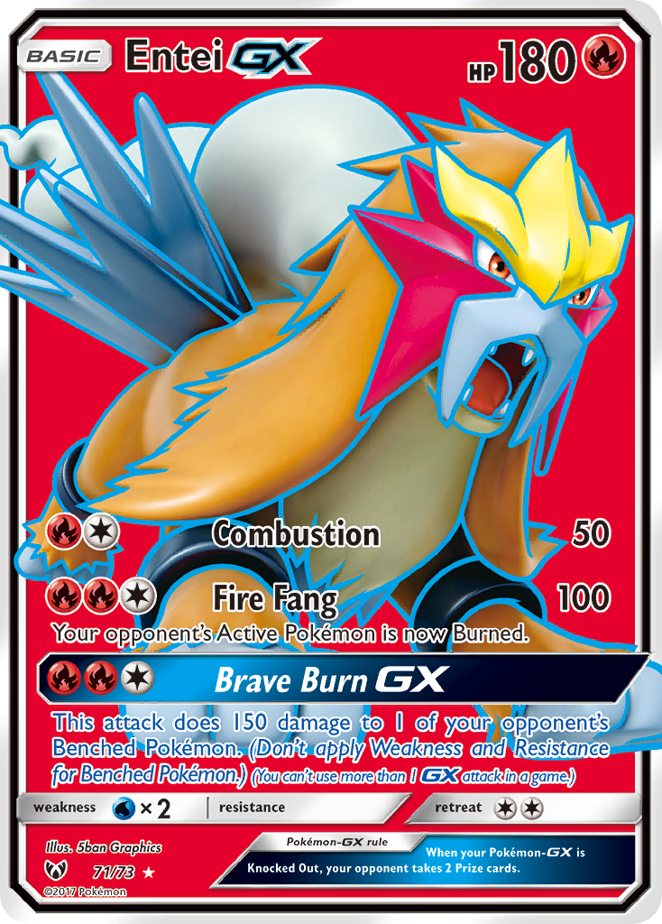 Entei GX (71/73) [Sun & Moon: Shining Legends] | Game Master's Emporium (The New GME)